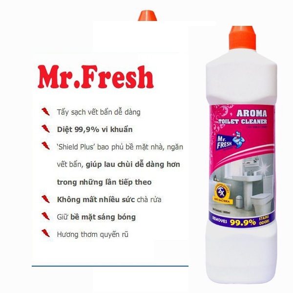Tẩy rửa toilet bồn cầu Mr Fresh hương ngàn hoa 1L