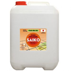 Nước lau sàn Saiko 20L tinh dầu sả siêu sạch, an toàn từ Nhật Bản