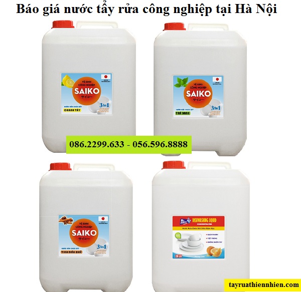 Bảng giá chất tẩy rửa vệ sinh công nghiệp tại Hà Nội