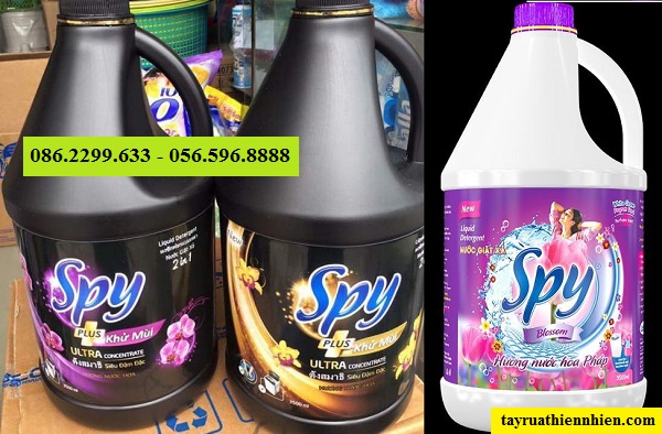 Nước giặt Spy Thái Lan 3500ml hàng chính hãng. Giá bán sỉ lẻ, công dụng, hướng dẫn sử dụng nước giặt Spy Thái Lan