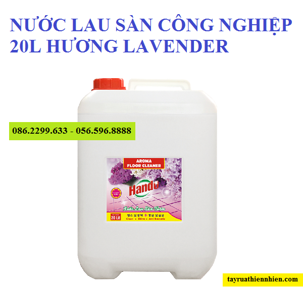 Nước lau sàn công nghiệp Hando 20 lít hương lavender