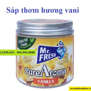 Sáp thơm Mr.Fresh Pure Aroma hương vani 230g
