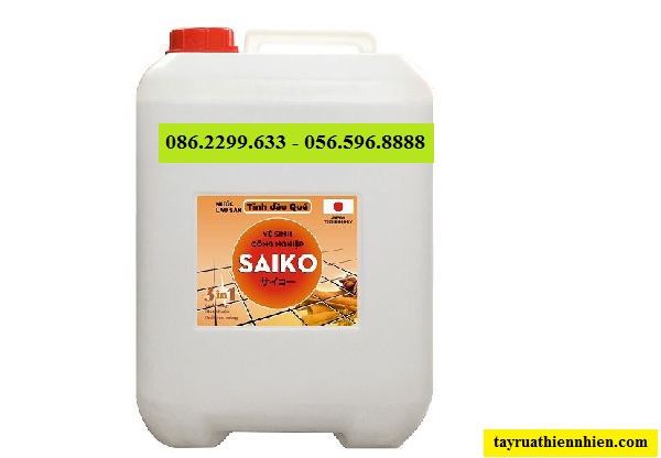 Nước lau sàn quế công nghiệp Saiko 20 lít